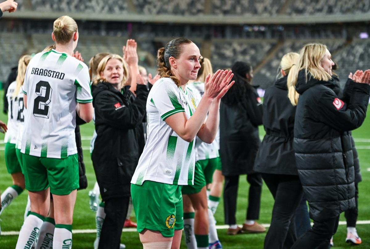 Fra Hammarbys semifinale hjemme mot Sparta Praha.