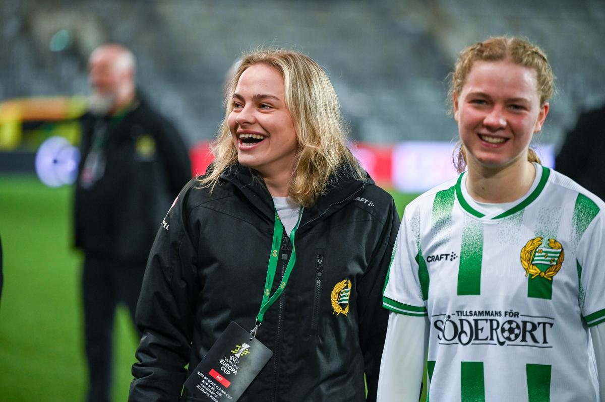 Fra Hammarbys semifinale hjemme mot Sparta Praha.