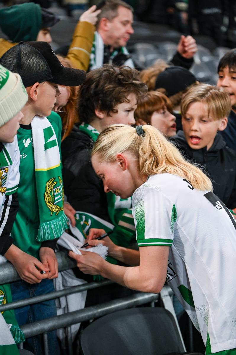 Fra Hammarbys semifinale hjemme mot Sparta Praha.