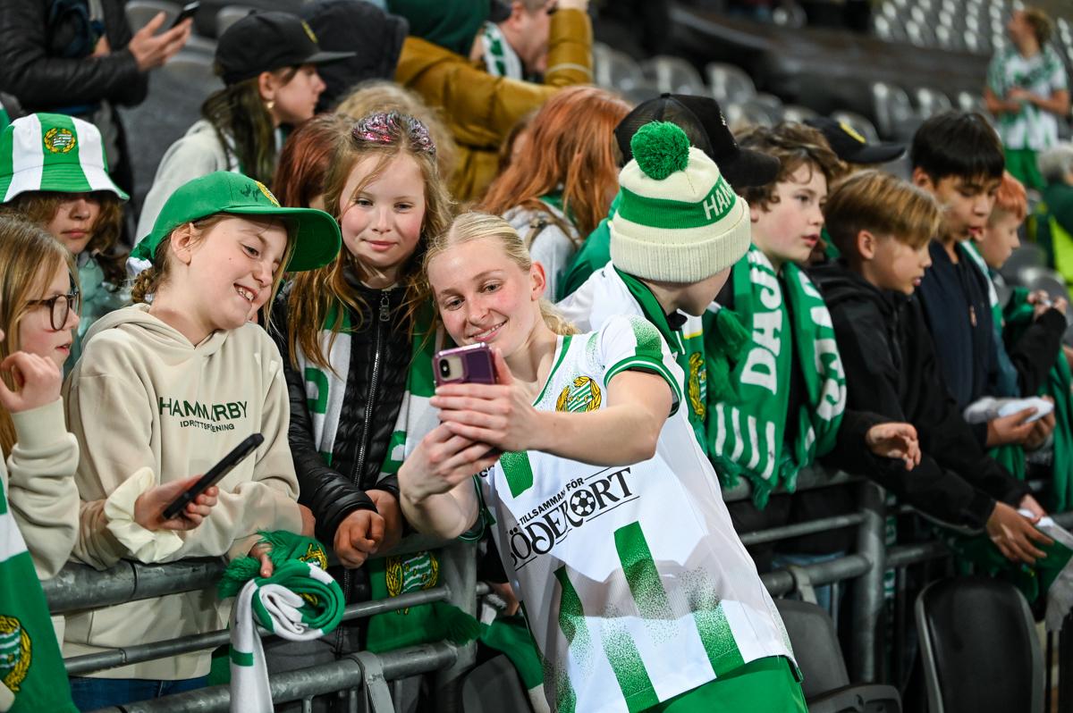 Fra Hammarbys semifinale hjemme mot Sparta Praha.