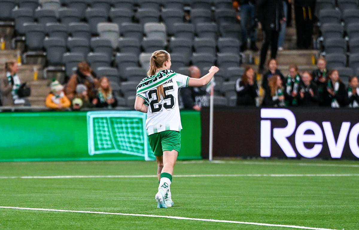 Fra Hammarbys semifinale hjemme mot Sparta Praha.