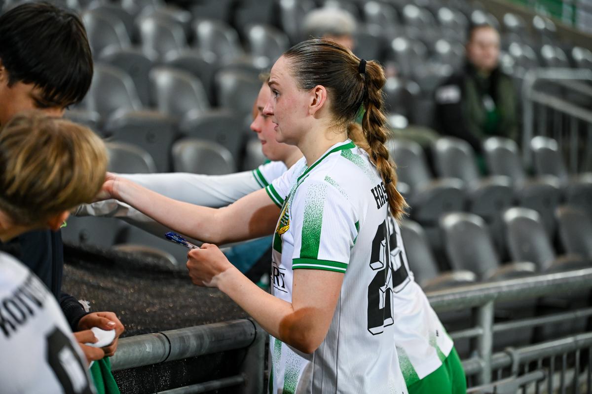 Fra Hammarbys semifinale hjemme mot Sparta Praha.