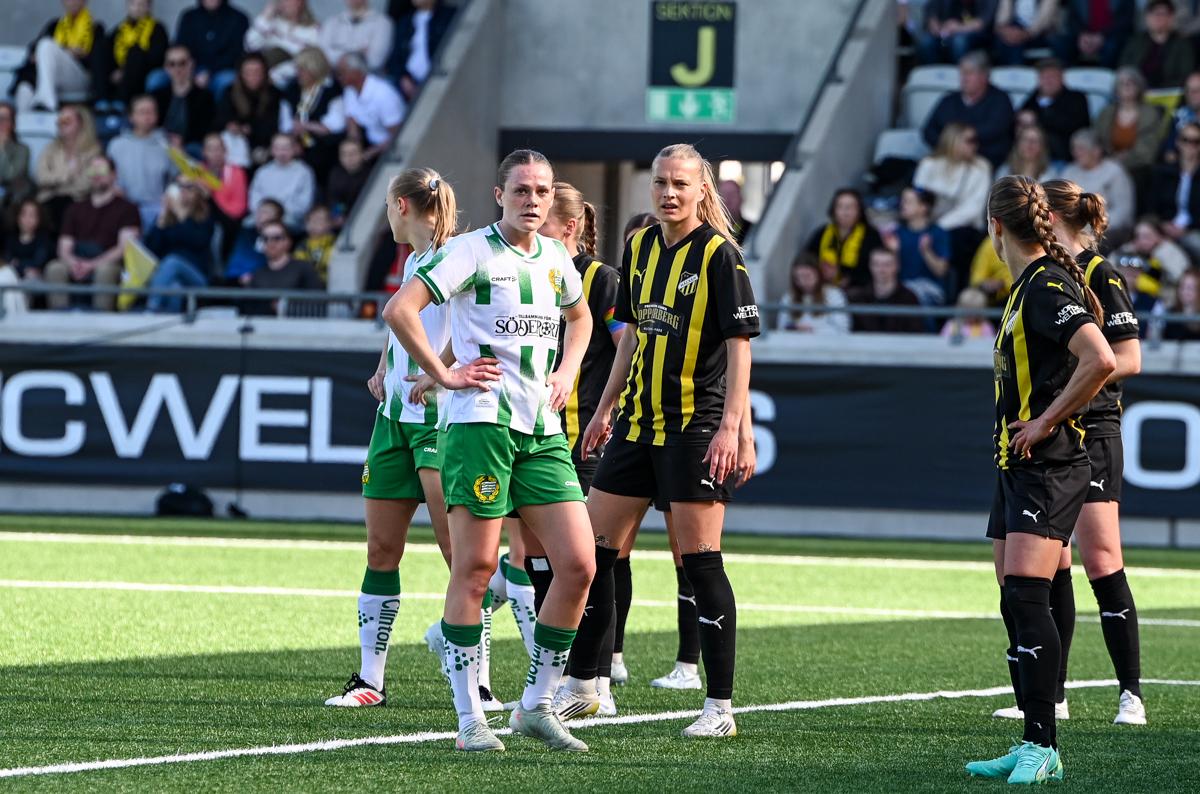Fra historiens første europacupfinale på damesiden.