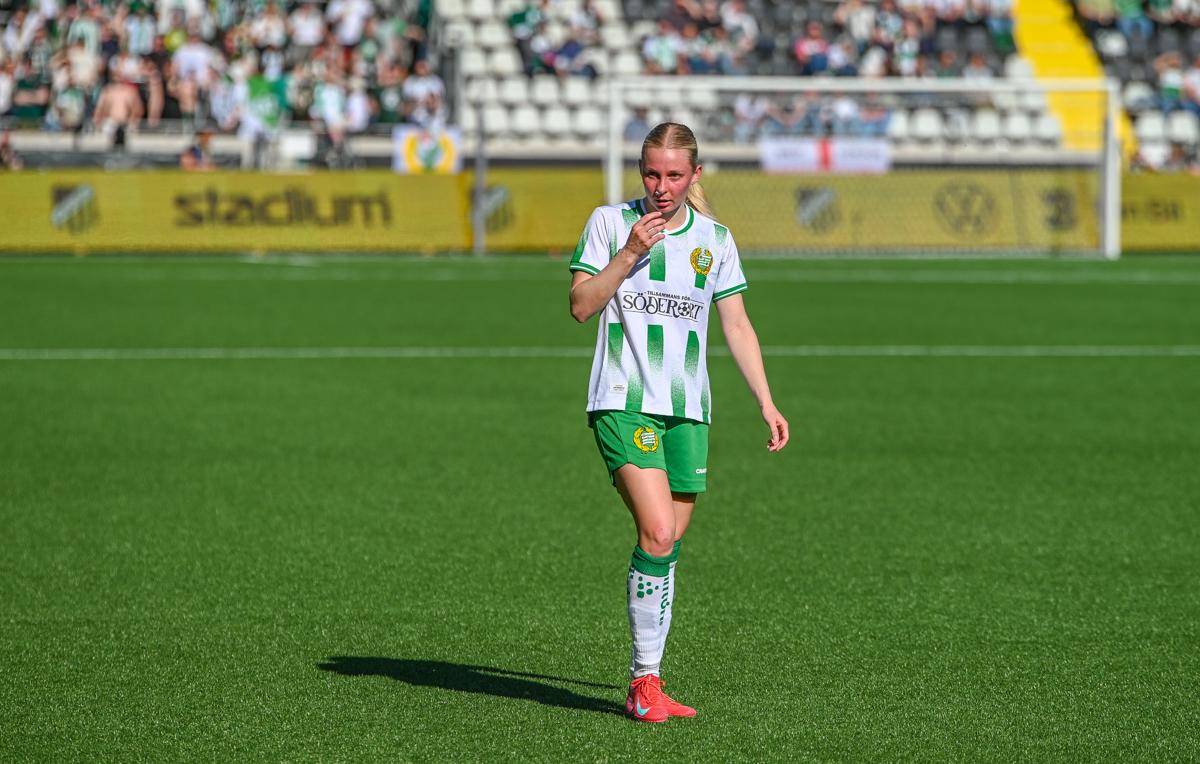 Fra historiens første europacupfinale på damesiden.