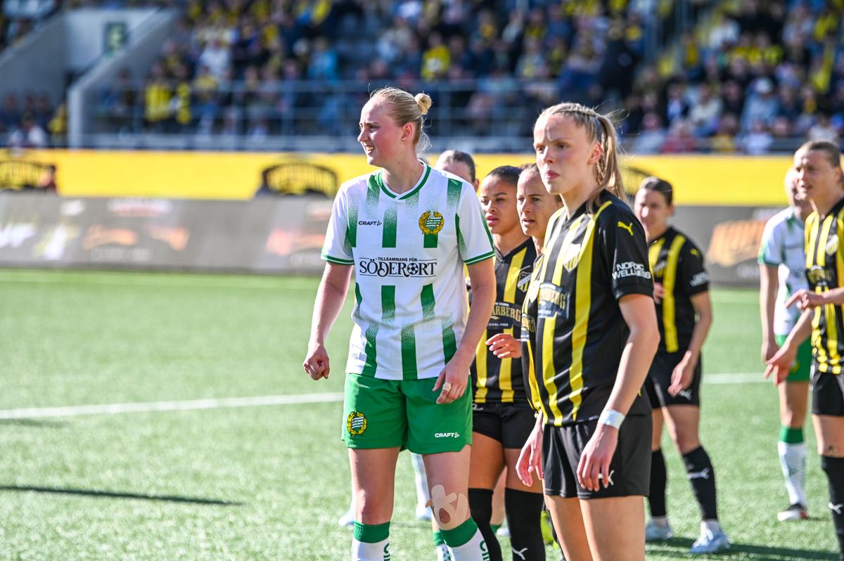 Fra historiens første europacupfinale på damesiden.