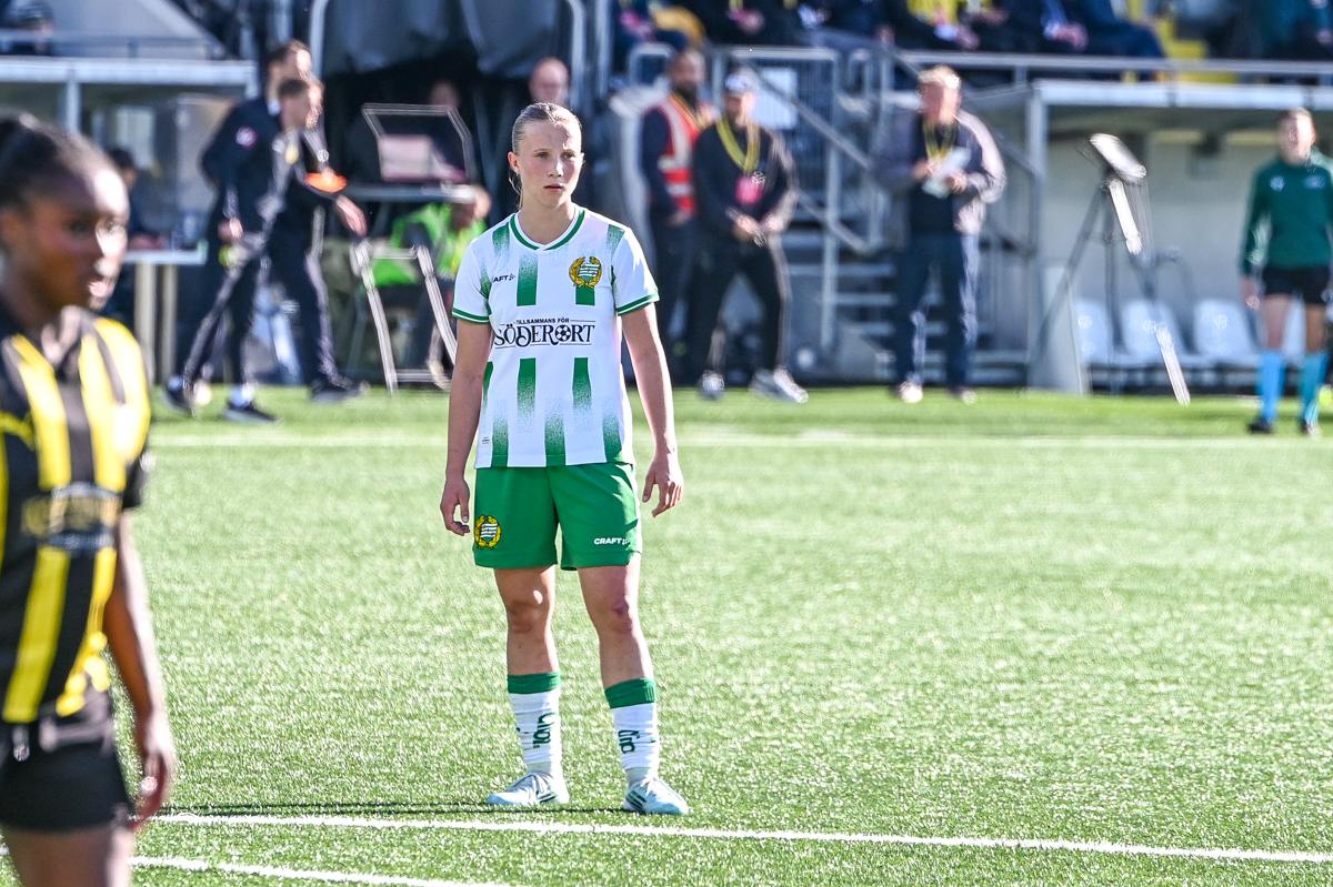 Fra historiens første europacupfinale på damesiden.
