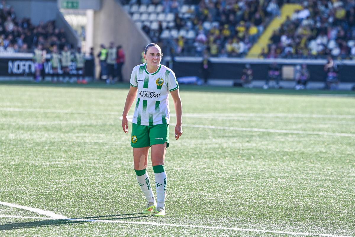 Fra historiens første europacupfinale på damesiden.