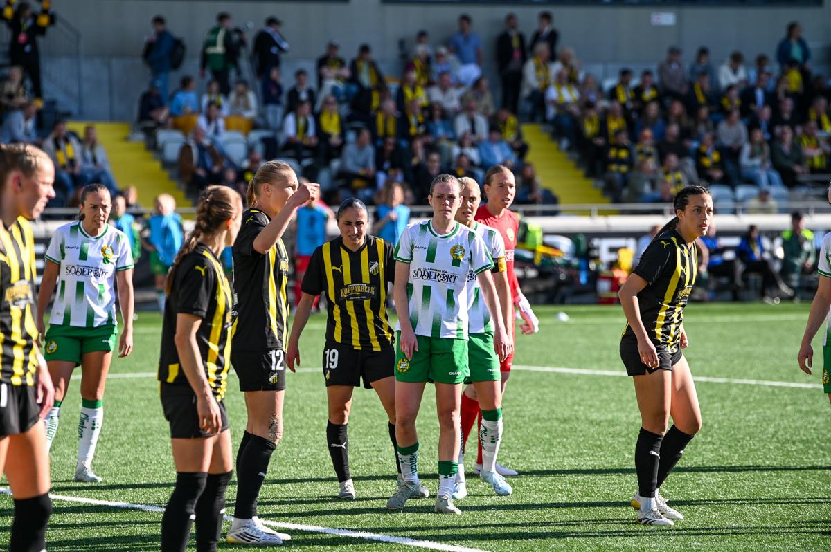 Fra historiens første europacupfinale på damesiden.