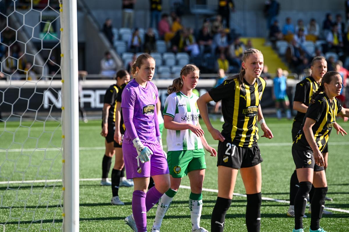 Fra historiens første europacupfinale på damesiden.