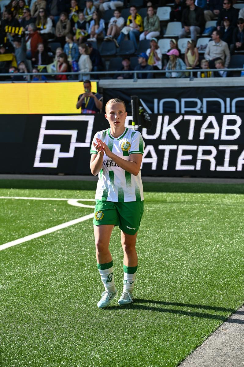 Fra historiens første europacupfinale på damesiden.