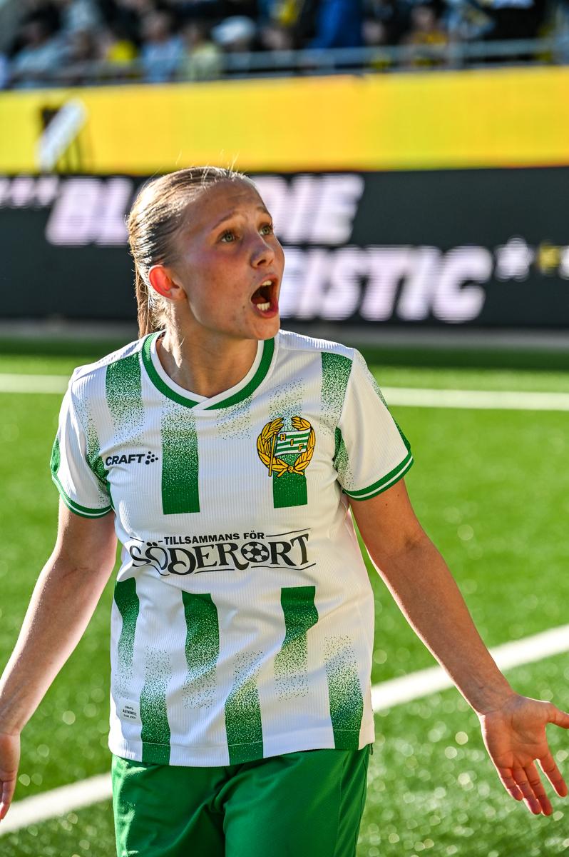 Fra historiens første europacupfinale på damesiden.
