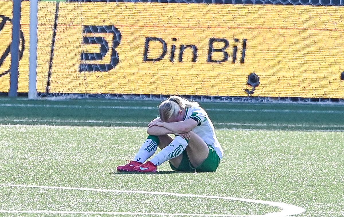 Fra historiens første europacupfinale på damesiden.