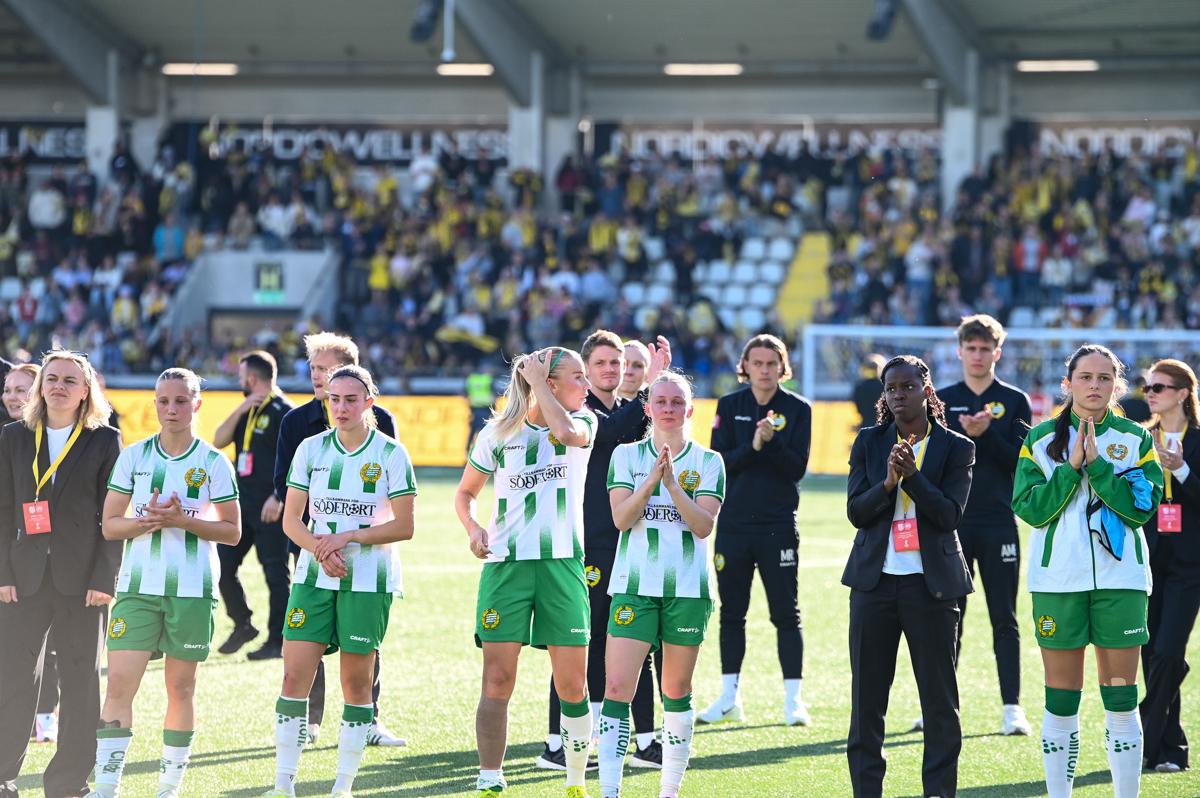Fra historiens første europacupfinale på damesiden.