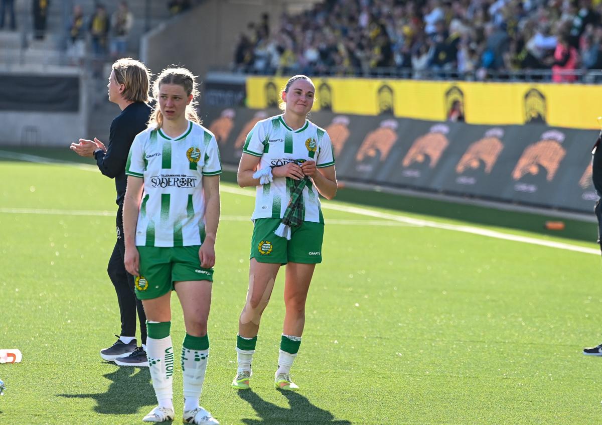 Fra historiens første europacupfinale på damesiden.