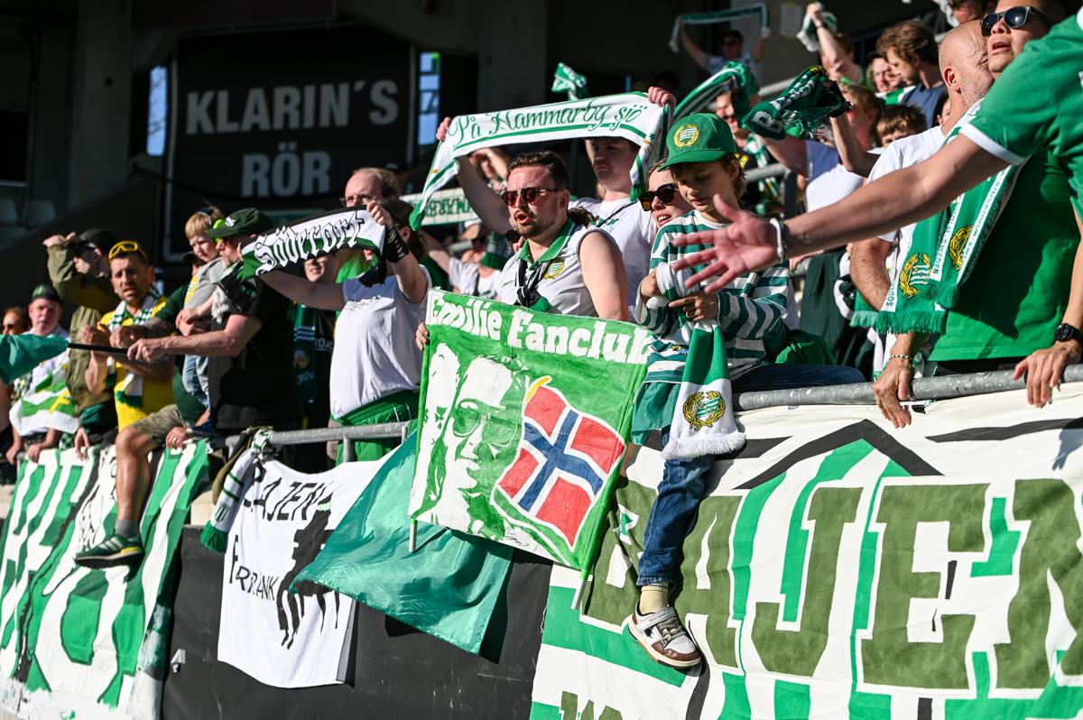 Fra historiens første europacupfinale på damesiden.