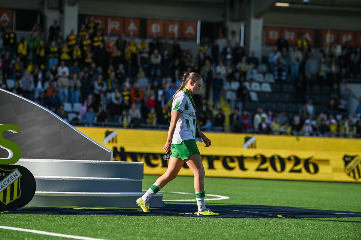 Fra historiens første europacupfinale på damesiden.
