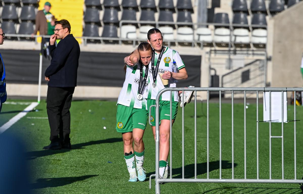 Fra historiens første europacupfinale på damesiden.